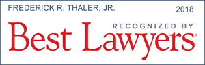 best lawyers recognition frederick r. thaler jr.