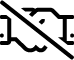 slash handshake icon